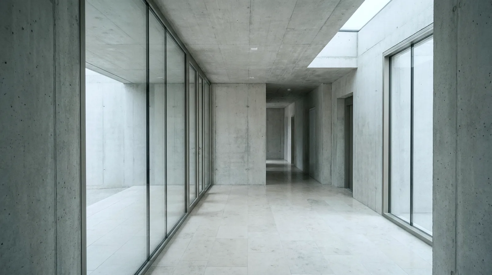 A newly completed apartment building interior near handover — the asset the close-out protects